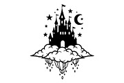 Fantasy Castle Cloud Moon Bundle, an Object Illustration by Gaye Art (Thumbnail 29 of 30)