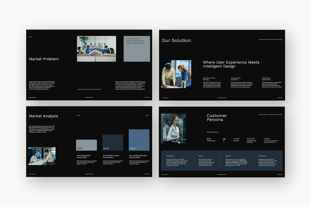 Cera : Marketing Plan Powerpoint, a Presentation Template by Punkl Camp (Photo 12 of 16)