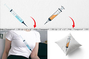 Medical Syringe Clipart, a Graphic by Artnoy (Thumbnail 3 of 5)