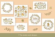 Cozy Autumn Hedgehog Collection, an Animal Illustration by Natali_Zhy (Thumbnail 3 of 6)