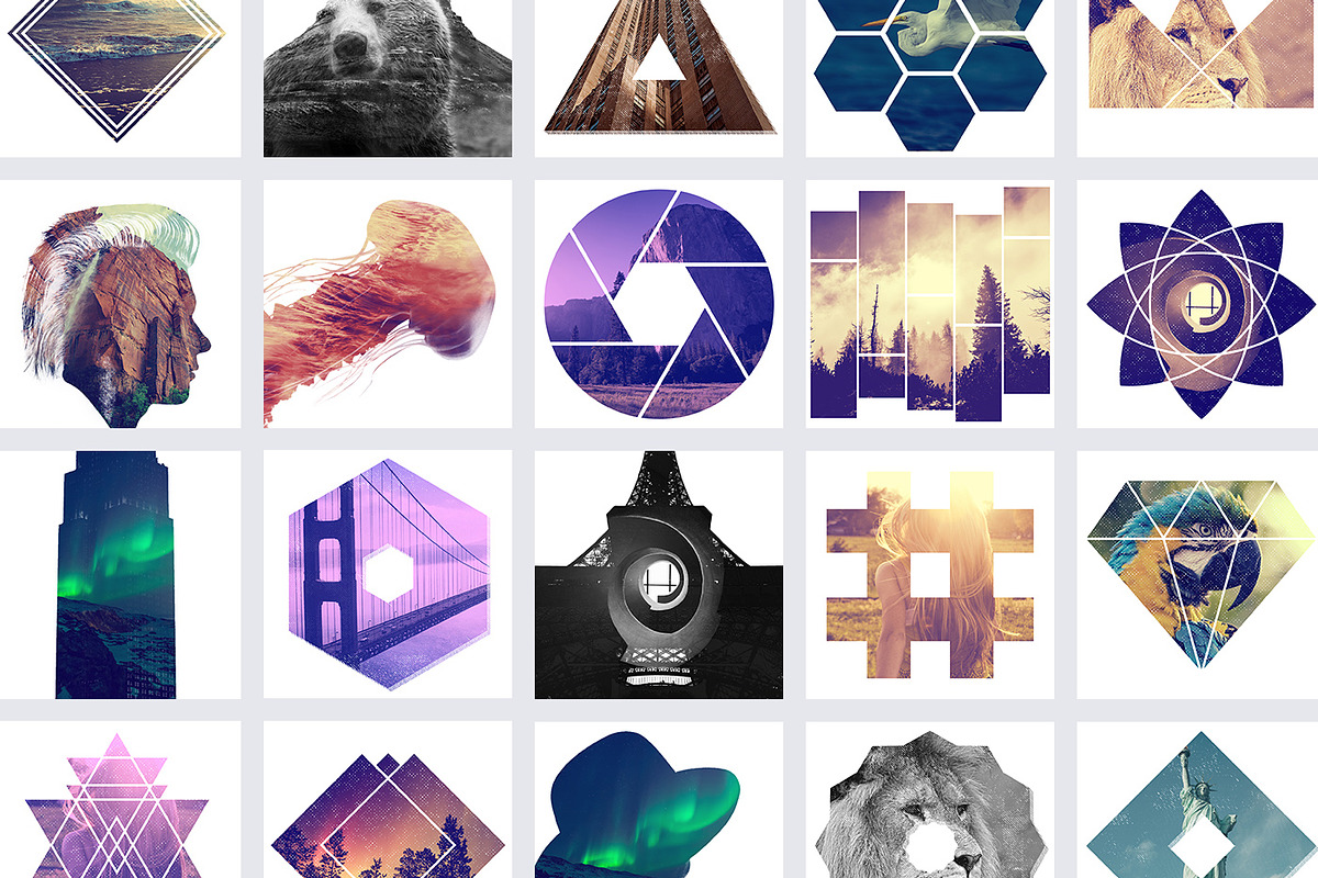 Social Media Overlay Masks, a Templates & Theme by P.F. Creative Lab (Photo 2 of 6)