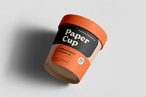 Cardboard Cup Mockup