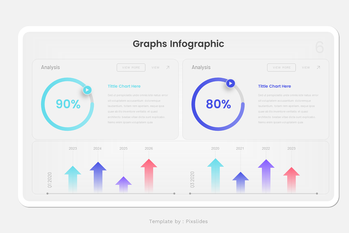 Graphs & Pie Chart PowerPoint, a Presentation Template by Pixslides (Photo 7 of 8)