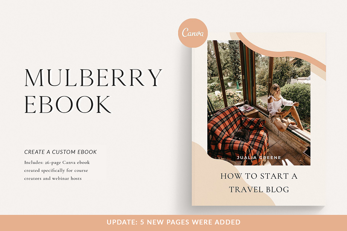 Mulberry Ebook | CANVA, a Magazine Template by Ralony (Photo 1 of 11)