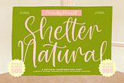 Shelter Natural Natural Handwritten, a Script Font by stylishtype.co (Thumbnail 1 of 15)