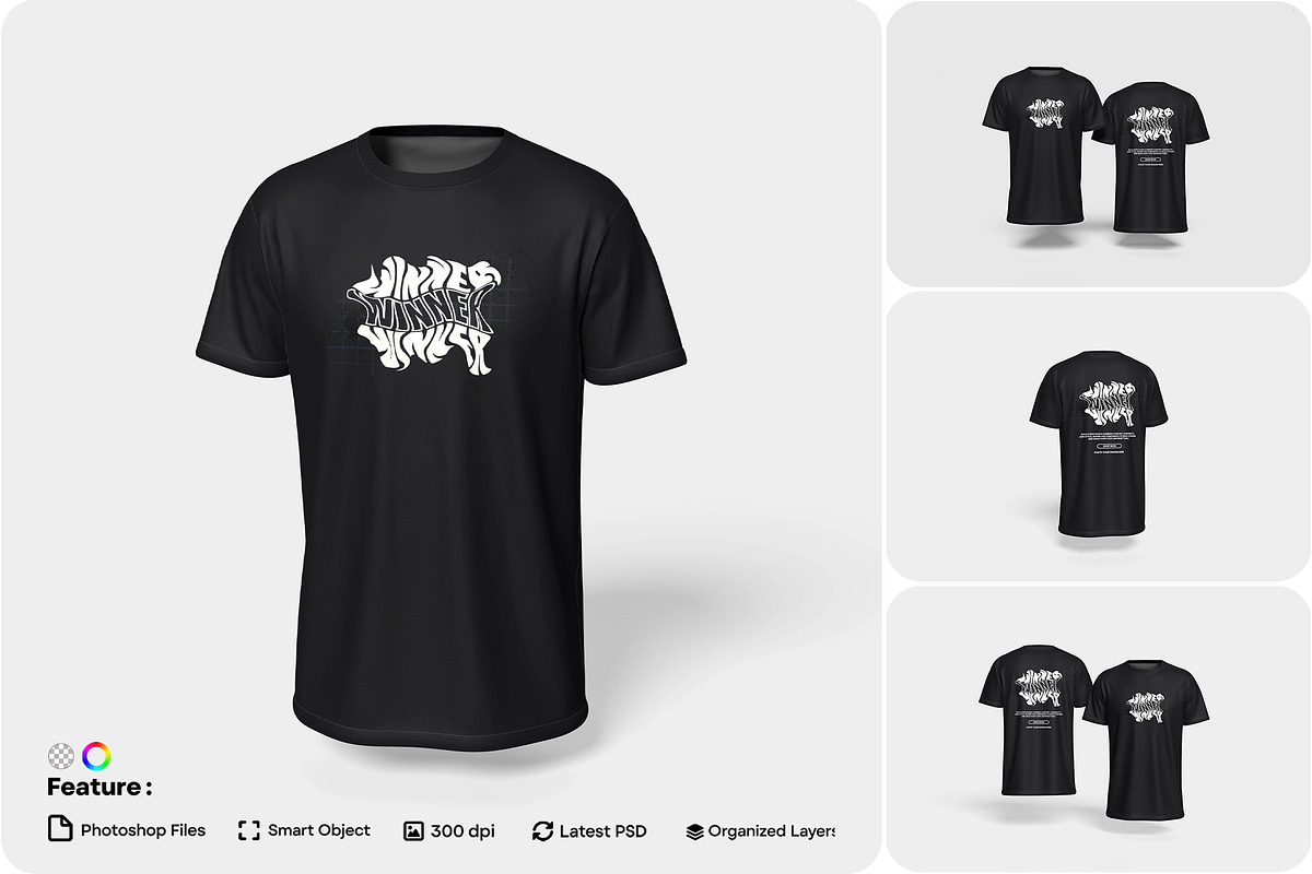 T-Shirt Mockup, a Shirt Mockup by AnasStudio (Photo 1 of 5)