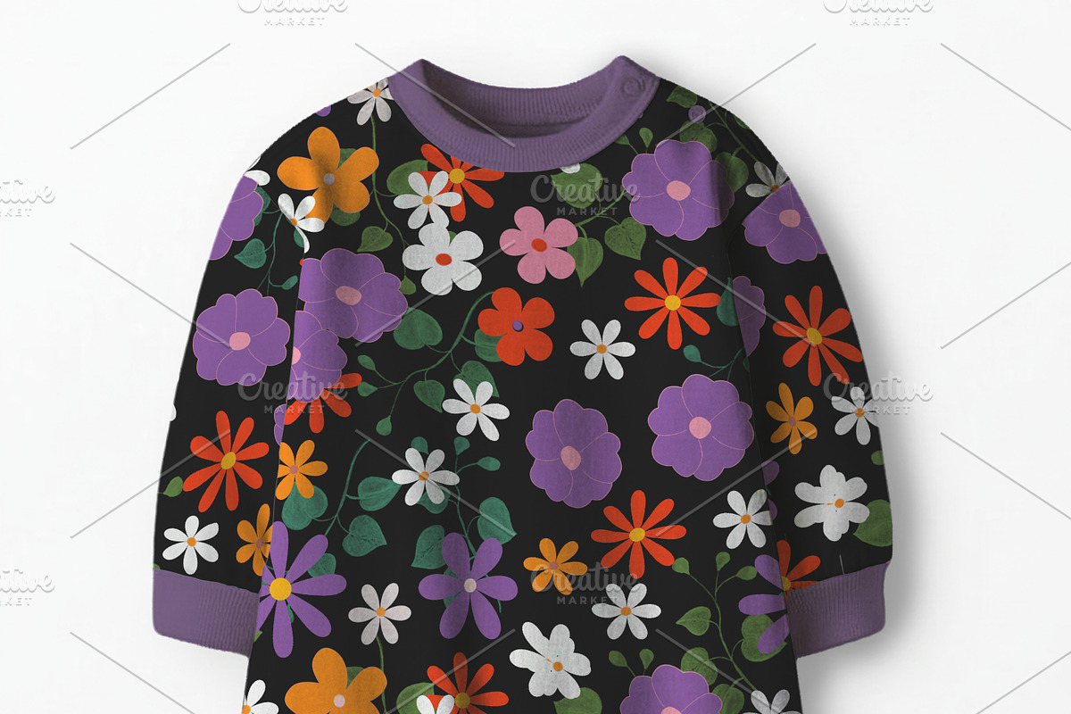 Baby oversized Romper Mockup, a Hoody Mockup by Nora Gad (Photo 8 of 16)
