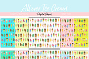 Hand-drawn Watercolor Ice Cream, an Illustration by U + Me Studio (Thumbnail 8 of 14)