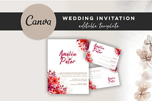Modern Wedding Invitation, an Invitation Template by Design House