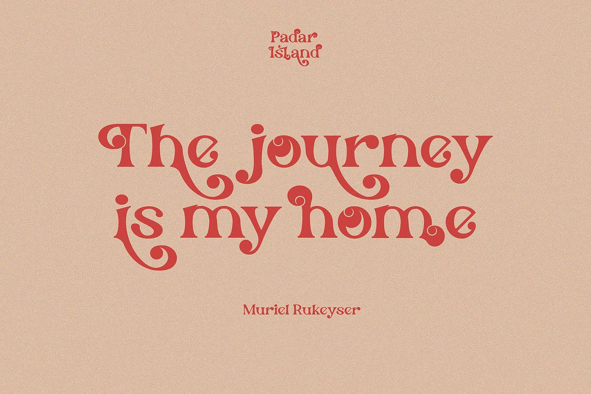 Padar Island - Display Serif Font, a Serif Font by erlosDESIGN (Photo 11 of 19)
