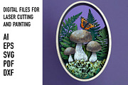 Forest Woodland Oval SVG Bundle, an Object Graphic by HelloWood (Thumbnail 3 of 4)