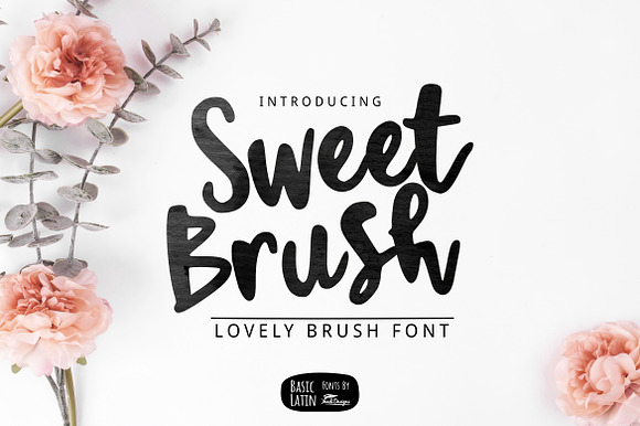 Sweet Brush Font preview 6
