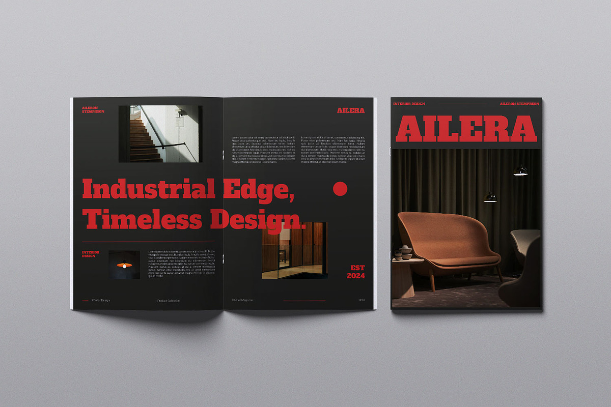 Ailera Editorial Interior Lookbook, a Magazine Template by Portocraft (Photo 2 of 6)