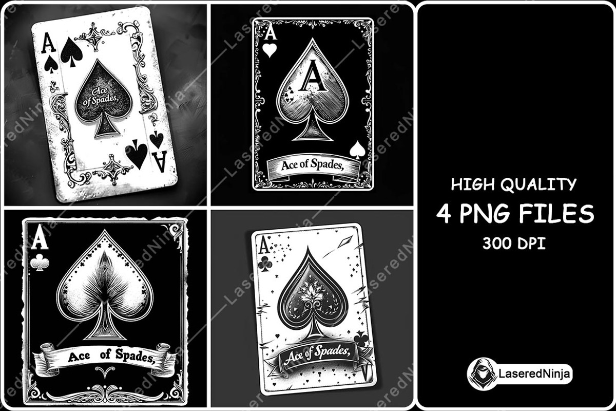 Ace of Spades Symbol Vintage Playing, a Background Graphic by LaseredNinja (Photo 1 of 7)