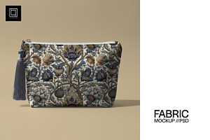 Satin Cosmetic Bag Mockup PSD, a Household Mockup by 1001 mockups