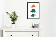 Dinosaurs - Bold vector clipat, a Decorative Illustration by Barkova Nadya (Thumbnail 5 of 5)