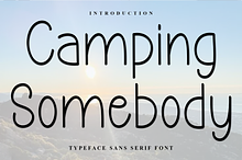Camping Somebody
