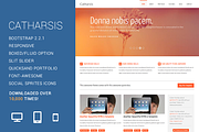 Catharsis - Responsive HTML Template, a Bootstrap Template by FWPolice (Thumbnail 1 of 5)