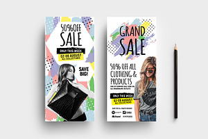 Grand Sale DL Rack Card Template