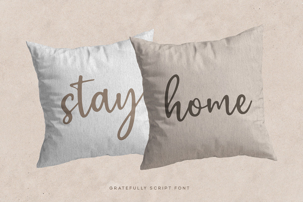 Gratefully Script Font preview 6