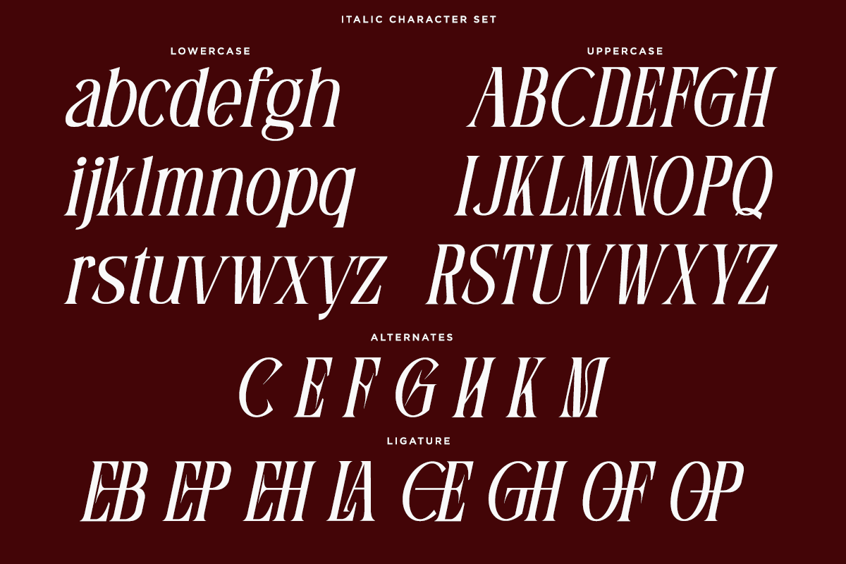 Mofela - Ligature Serif Font, a Serif Font by Font Liner (Photo 12 of 13)