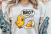 Bro Funny Chicken Egg Chick Poultry, an Illustration by Sublimation Artist (Thumbnail 7 of 9)