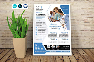 Corporate Business Flyer Template, a Flyer Template by retrographix