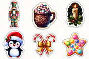 Christmas Sticker Sublimation, an Illustration by OK Design (Thumbnail 2 of 5)