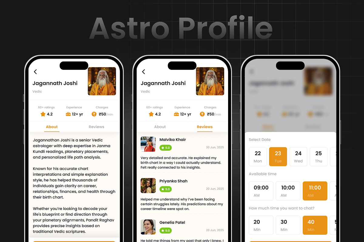 Astrologer Chat App | Astron preview 4