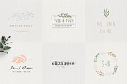 Rustic Feminine Logo Kit + BONUS, a Branding & Logo Template by ClementineCreative (Thumbnail 3 of 12)