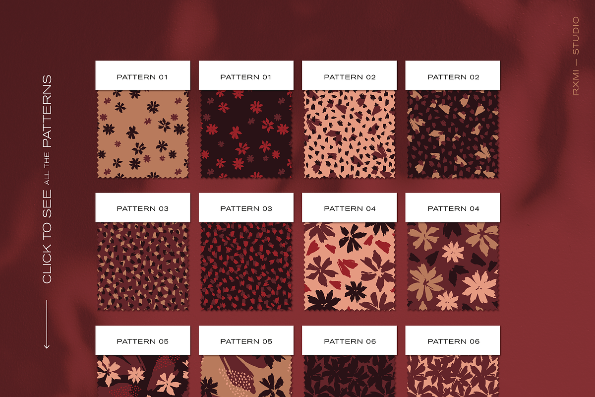 Dried Florals Pattern Collection, a Pattern Graphic by Rxmi Studio (Photo 8 of 9)