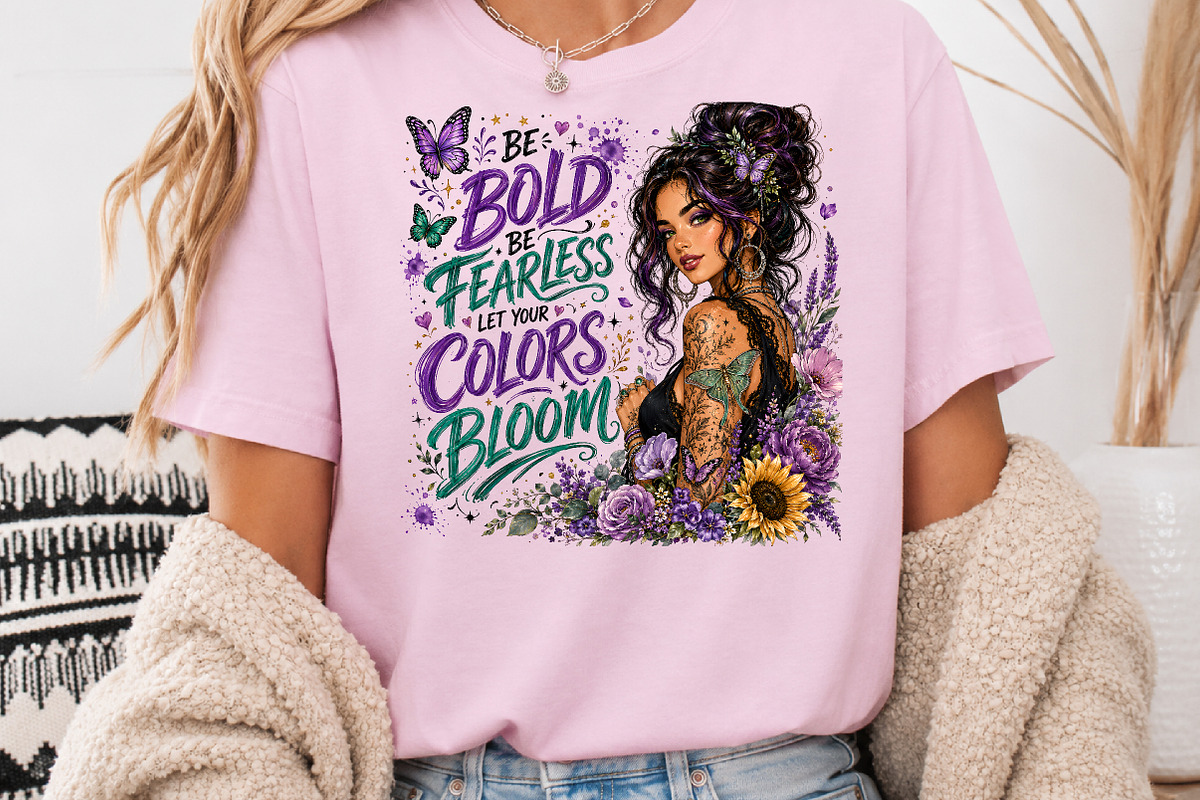Witchy Glam Girl Sublimation PNG, a Person Illustration by Rose Art (Photo 3 of 4)