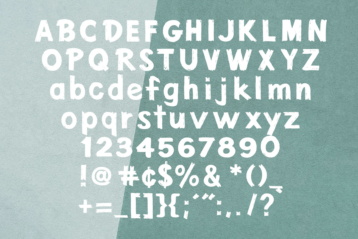 Viscid | Brush Font preview 6