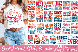 Best Friends SVG Bundle, an Object Graphic by DollarSmart