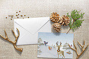 Watercolor Winter Scene Creator, an Animal Illustration by The Autumn Rabbit Ltd (Thumbnail 3 of 7)