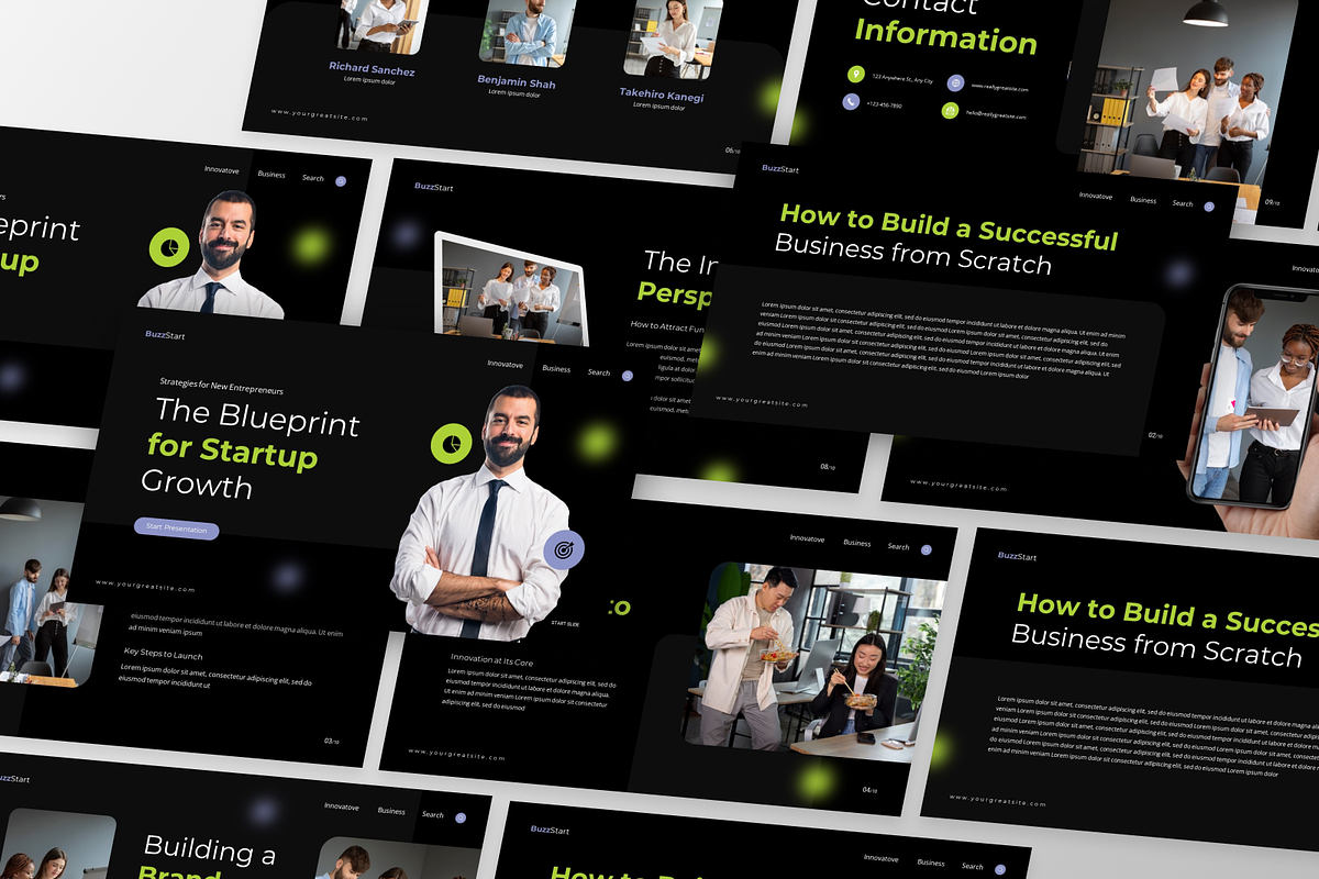 BuzzStart - Business StartUp Keynote, a Presentation Template by GraphauseProject (Photo 2 of 6)
