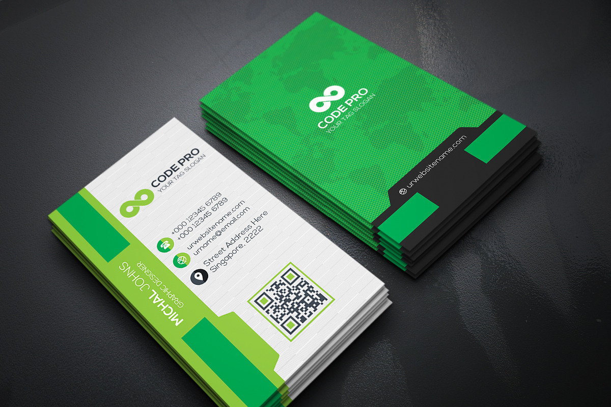 Modern Business Card, a Business Card Template by Genereux Art (Photo 3 of 4)