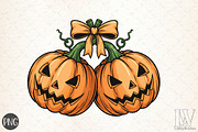 Coquette Halloween Pumpkin Png, an Illustration by Libby Wishes (Thumbnail 1 of 6)