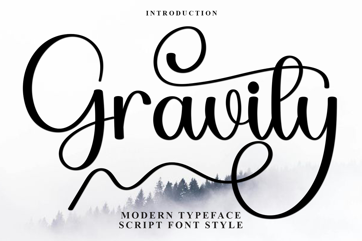 Gravity, a Handwritten Font by InermediaSTUDIO (Photo 1 of 7)