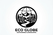60 Eco Globe Landscape Silhouette, a Technology Illustration by Amazin_art (Thumbnail 16 of 29)