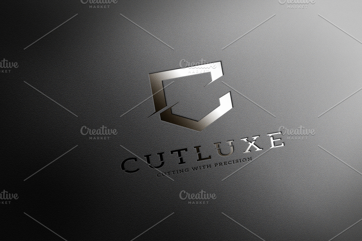 Cutting edge logo template, a Branding & Logo Template by Piro Concept (Photo 3 of 3)