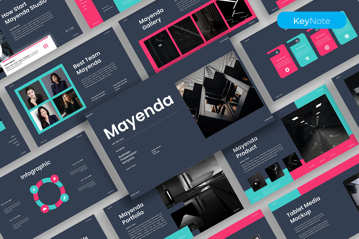 Mayenda – Business Keynote, a Presentation Template by kreatifreya (Photo 1 of 5)