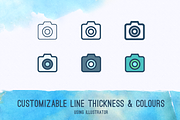 WEDDING ICONS, an Outline Icon by Limitless (Thumbnail 4 of 5)