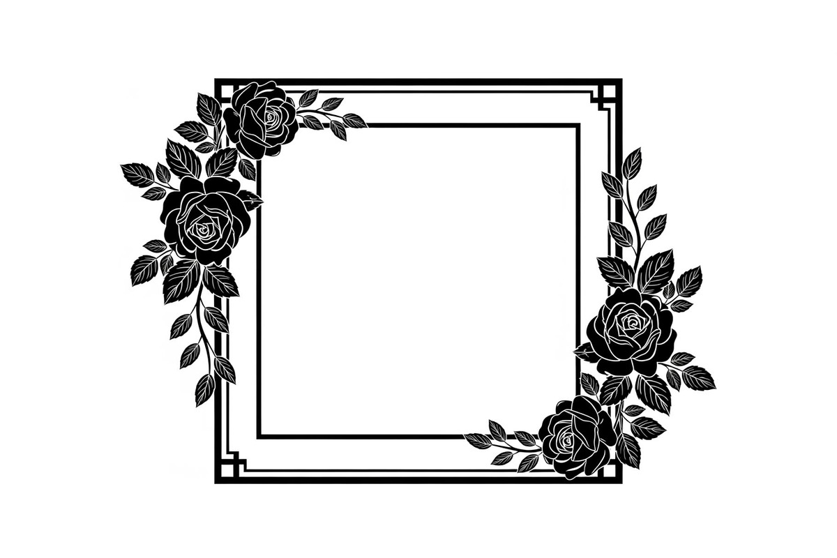 Floral Decorative Frame Vector Bundl, an Illustration by musafir_fashion (Photo 40 of 51)