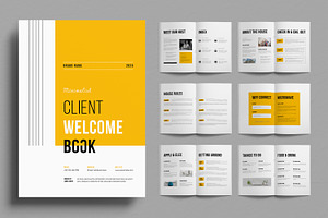 Client Welcome Book Template, a Brochure Template by ContestDesign