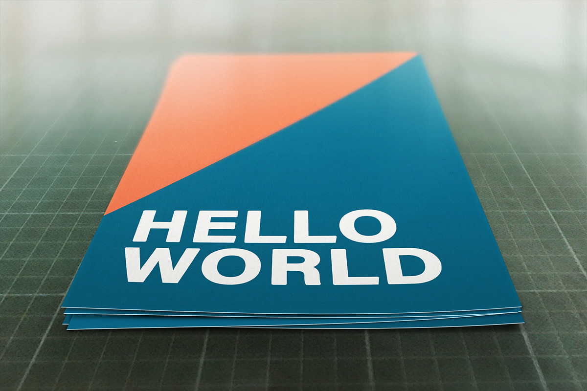 Realistic Flyer Mock-up, a Print Template by mockupbank (Photo 3 of 3)