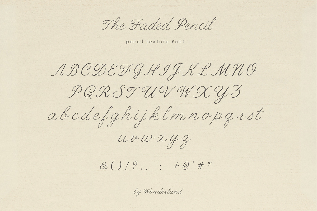 Handwritten Ink Pencil Texture Fonts, a Handwritten Font by Laras Wonderland (Photo 19 of 21)