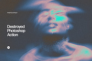 Destroyed Photoshop Action, an Action Add-On by Design Squad (Thumbnail 1 of 7)
