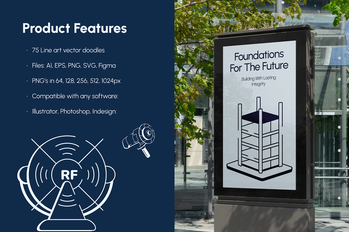 Engineering Doodle Icon Set, an Outline Icon by Vectors Market (Photo 2 of 8)
