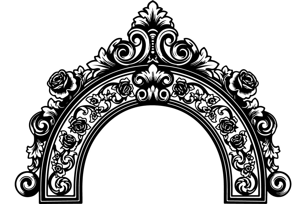 Arabic Ornamental Arch Vector, a Decorative Illustration by Designer_Momina (Photo 4 of 14)